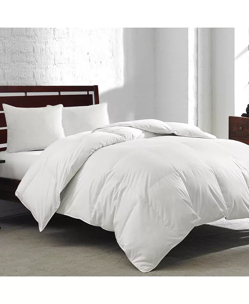 White Goose Feather & down 240 Thread Count Comforter, Twin, Created for Macy'S