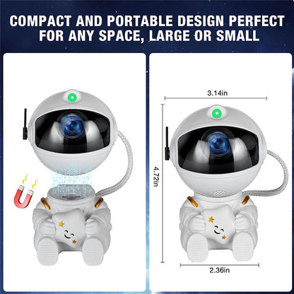 Star Projector Galaxy Night Light Astronaut Space Projector Starry Nebula Ceiling LED Lamp for Bedroom Home Decorative Kids Gift