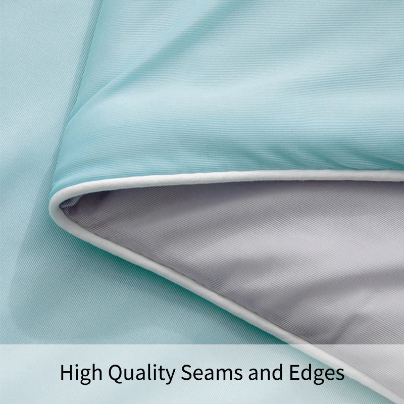 Cooling Blankets Smooth Air Condition Comforter Lightweight Summer Quilt with Double Side Cold & Cooling Fabric